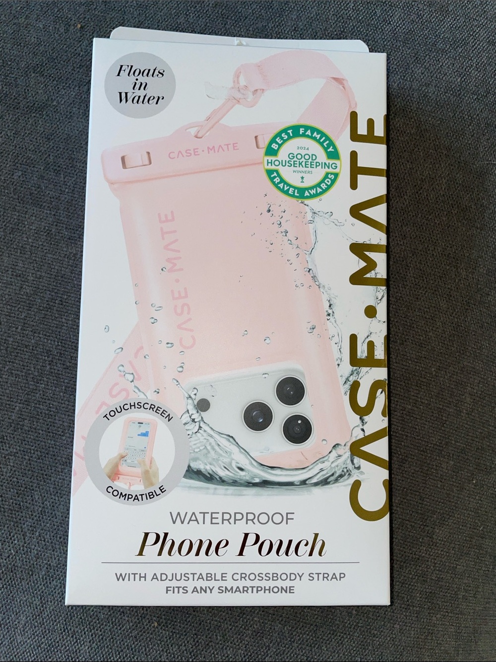 case-mate Waterproof Phone Pouch - Light Pink